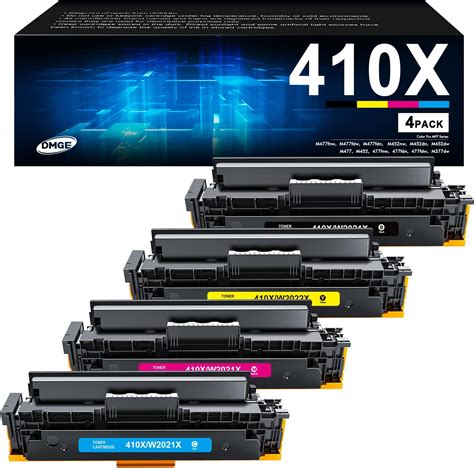 Amazon.com: HP 410A Black, Cyan, Magenta, Yellow .